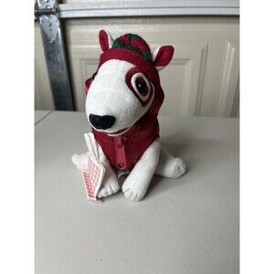 Target Bullseye Plush Limited Edition Black Friday 2007 Dog Collectible Red Vest